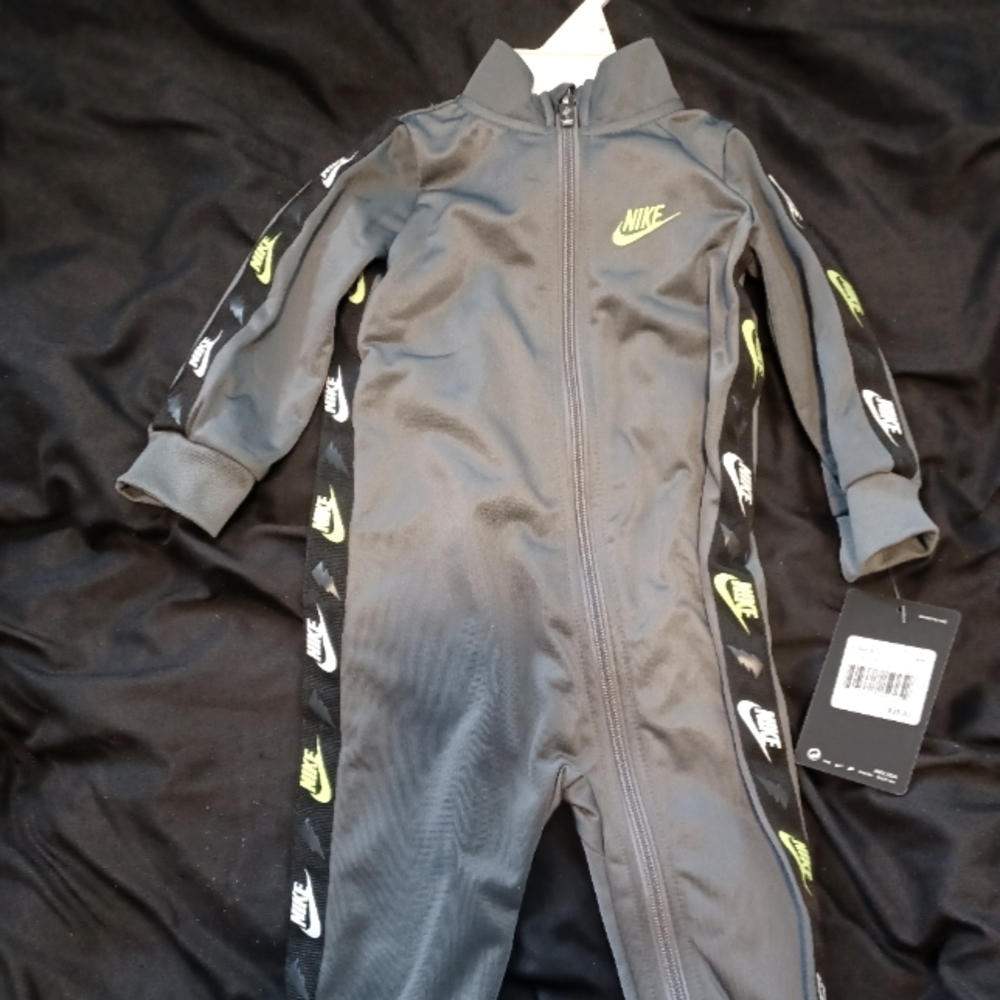 Nike Baby Boys Long-Sleeve Tricot Track Coverall